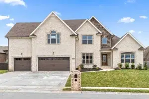 newly built home in the Ricer Chase subdivision, Clarksville TN.