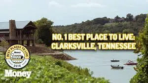 Money Magazine picked Clarksville TN in Montgomery County as the best place to live. 